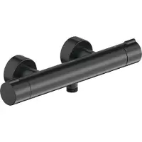 Duravit DU C.1 Brausethermostat Aufputz Ausladung 80 Breite 338 mm,Schwarz Matt