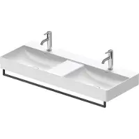 Duravit Handtuchhalter für Waschtisch 1139mm schwarz matt schwarz matt