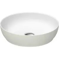 Duravit Aufsatzwaschtisch DuroCast + Sivida d 40cm, I.Fa w m, Auß.Farbe blassgrün ma