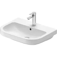 Duravit DU D-Code 2.0 Waschtisch, weiß Hochglanz, rund, 1 Stk.