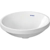 Duravit Einbauwaschtisch Architec d 37,5cm, EB v unt, o. HL, ÜL u. HLB, we