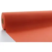 Sovie HORECA Airlaid Tischdeckenrolle Terrakotta, 120 cm x 40 m , 1 Stück Uni Basic Neutralfarben