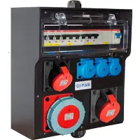Gifas Electric Vollgummi-Wandverteiler 776-3103C63.003PO7