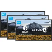 Legamaster Businessmonitor EXPLORE2 EXP-7510 EU, 75', ohne Betriebssystem, 4K UHD 3840 x 2160 px, intuitive Touch-Funktion, HDMI/USB