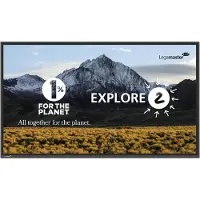 Legamaster Businessmonitor EXPLORE2 EXP-8610 EU, 86', ohne Betriebssystem, 4K UHD 3840 x 2160 px, intuitive Touch-Funktion, HDMI/USB