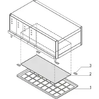 Schroff Luftfilter für ratiopacPRO air - RATIOPAC PRO LUFTFILTER 63TE