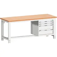 Bott Werkbank W-2077/11-2.8, lichtgrau