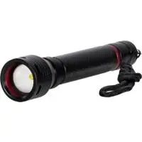 KH Security Taschenlampe Uberlux mit Zoom 180 Lumen schwarz