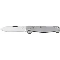 Böker Taschenmesser Atlas Backlock Droppoint silberfarben