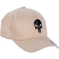 Café Viereck Cap Flexfit Punisher schwarz sand - L/XL