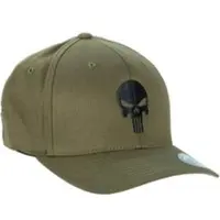Café Viereck Cap Flexfit Punisher schwarz oliv - L/XL