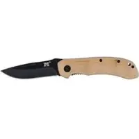KH Security Taschenmesser Bambus holz schwarz