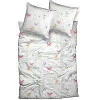 Casatex Bettwäsche "Alara", bunt (multicolor), B/L: 155cm x 220cm, 1 Stk., 1 Stk., Satin, B/L: 80cm x 80cm, 2 tlg., Satin, Bezug: 100% Baumwolle, Bettwäsche, Bettwäsche, zauberhaft und frühlingsfrisch