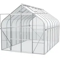 Pergart Vitavia, Gewächshaus "Diana 11500", aluminium eloxiert, 11,5 m², 3 mm ESG