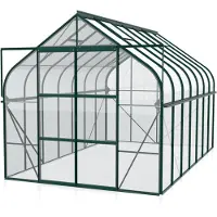 Pergart Vitavia, Gewächshaus "Diana 11500", smaragd grün, 11,5 m², 3 mm ESG
