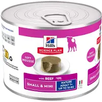 Hill's Pet Nutrition Science Plan Mature Adult Small & Mini Mousse - Rind - 12 x 200 g