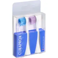 Curaprox CHS 300 Power DUO 2X2 PACK 2er Pack ErsatzbÃ1/4rstenköpfe