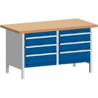 Bott Kastenwerkbank KW-1578-2.5, enzianblau