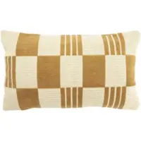 By-Boo Dekokissen Twist Mustard (35 x 55 cm)