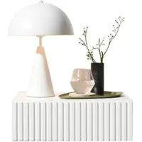 Schlafkontor Nachtkommode "Taboni Nachttisch, Nachtkonsole mit Push-to-open", weiß, B:42cm H:14cm T:30cm, Melamin, Sideboards, Nachtkommode, Wandmontage, Topseller