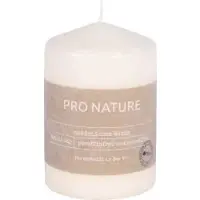 Müller Kerzen "PRO NATURE" Stearin Stumpenkerze 100/68mm 8991006838 , 1 Packung = 6 Stück, vanille