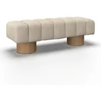 Bessagi Home Sitzbank Alina Chenille Creme