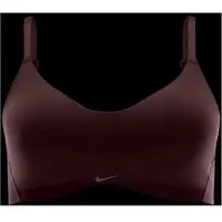 Nike Alate Minimalist Sport-BH mit Polster, verstellbaren Trägern und leichtem Halt - Braun |Größe L (F-G)