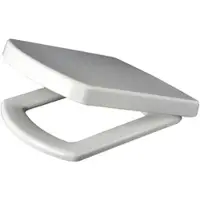 WELLWATER WC-Sitz, weiss, eckig, Soft-Cl., Take-Off