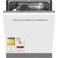 Exquisit Einbau-Geschirrspüler, 12 Maßgedecke, vollintegrierbar, 6 Programme, Schnellprogramm 30 Min., EGSP6312-E-030E silber