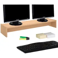 Idimex MONITORSTÄNDER ZOOM buchefarben