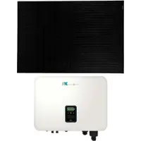 A-TroniX 10kWp Glas Glas PV-Anlage ohne Speicher mit Hybridpower 10kW