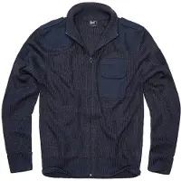 Brandit Strickjacke / Cardigan "BW Cardigan" in Blau | Gr.: 4XL