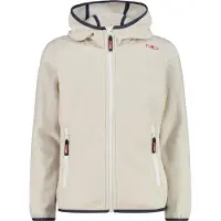CMP - Girl's Jacket Fix Hood Jacquard Knitted 3H19825 - Fleecejacke Gr 98 beige