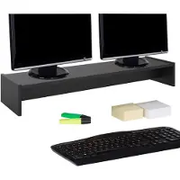 Idimex MONITORSTÄNDER ZOOM schwarz