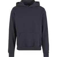 Urban Classics lässiger Herren Hoodie Rippbündchen Kapuze 270 g/m² Navy