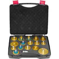 Vevor Brake Master Entlüfterset 17-teilig professionelles Bremsentlüfter-Adapterset mit komplettem Set und Griff