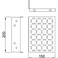 Schroff Modemträger - MODEMBLECH 200B 150T EPCASE