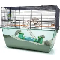 Nobby 20519, Käfig, Hamster, Maus, Schwarz, Blau, Metall, 700 mm, 370 mm