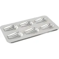 Gobel - 6 Madeleineform schlemmerhaft - Weißblech - 395 x 200 mm - 164810