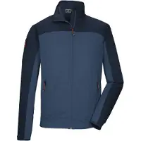 Killtec Strickjacke "KOS 42 MN FLX JCKT" Sportive Colourblock-Jacke, Kinnschutz, verschließbare Taschen