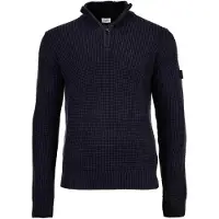 JOOP! Sweater JOOP JEANS "Strickpullover 15 JJK-14Henrios 10020092", Herren, Gr. M, blau (dunkelblau), Obermaterial: 100% Baumwolle CO., Sweatshirts Sweater