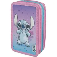 Scooli Lilo & Stitch, Weiches Federmäppchen, Mehrfarbig, Abbildung, Mädchen, Reißverschluss, Kind