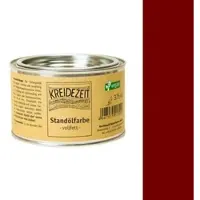 Kreidezeit Standölfarbe vollfett ochsenblutrot - 0,375 l Dose