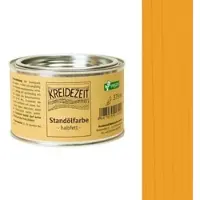 Kreidezeit Standölfarbe halbfett orange - 0,375 l Dose