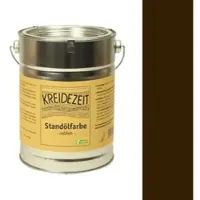 Kreidezeit Standölfarbe vollfett dunkelbraun - 2,5 l Dose