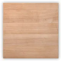 Bümö DIY Schreibtischplatte - Größe: 80 x 80 cm, Nachbildung: Nussbaum