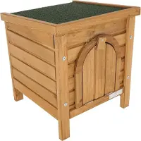 Kerbl Outdoor-Kleintierhaus mit aufklappbarem Bitumdach