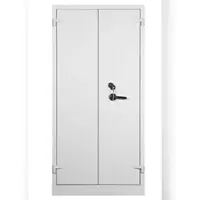 Proregal Feuerschutzschrank Shark 5 Ordernhöhen HxBxT 195 x 95 x 55 cm Grau