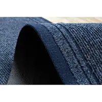 Rugsx Fußabtreter MALAGA blau 5072 66x310 cm