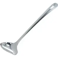 Fackelmann Soßenlöffel Lara 24357, Edelstahl, 28 cm, spülmaschinengeeignet, silber